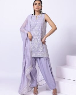 Georgette Kurta with Embellishments